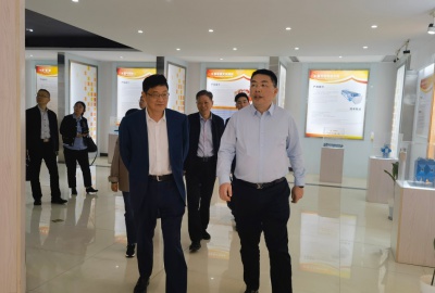 绍兴市政协副主席吕丙一行莅临德创环保考察调研